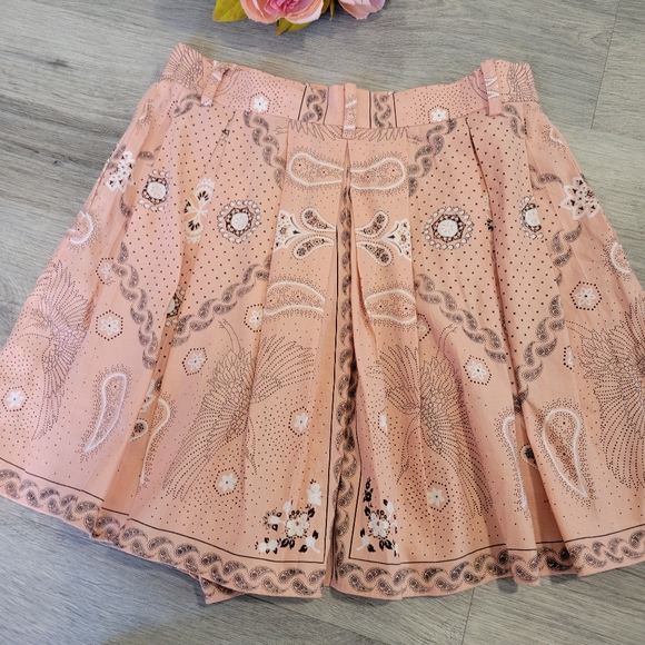 Sandro Paris Pleated bandana print short - Picture 3 of 12